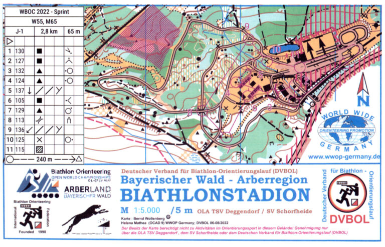 17. World Biathlon Orienteering Championships (WBOC), 03.–07.08.2022, Arberland, Bayerischer Wald
